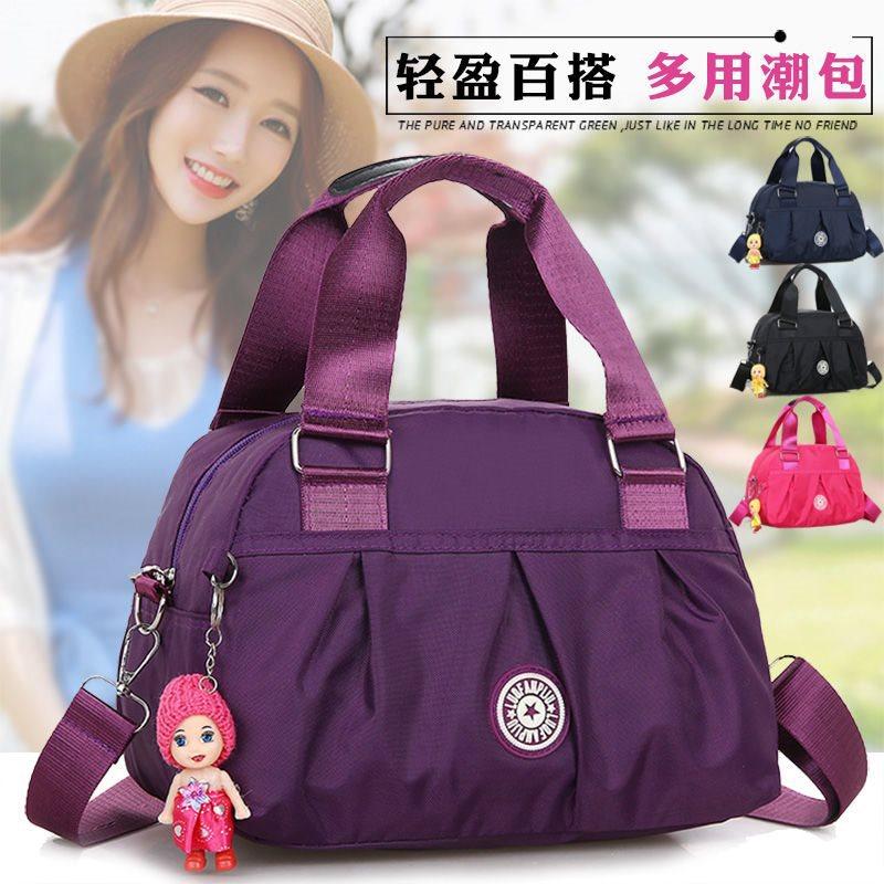 hand carry lunch bag mummy bag square box bag handbag oxford cloth canvas bag women's lunch box bag waterproof women's bag