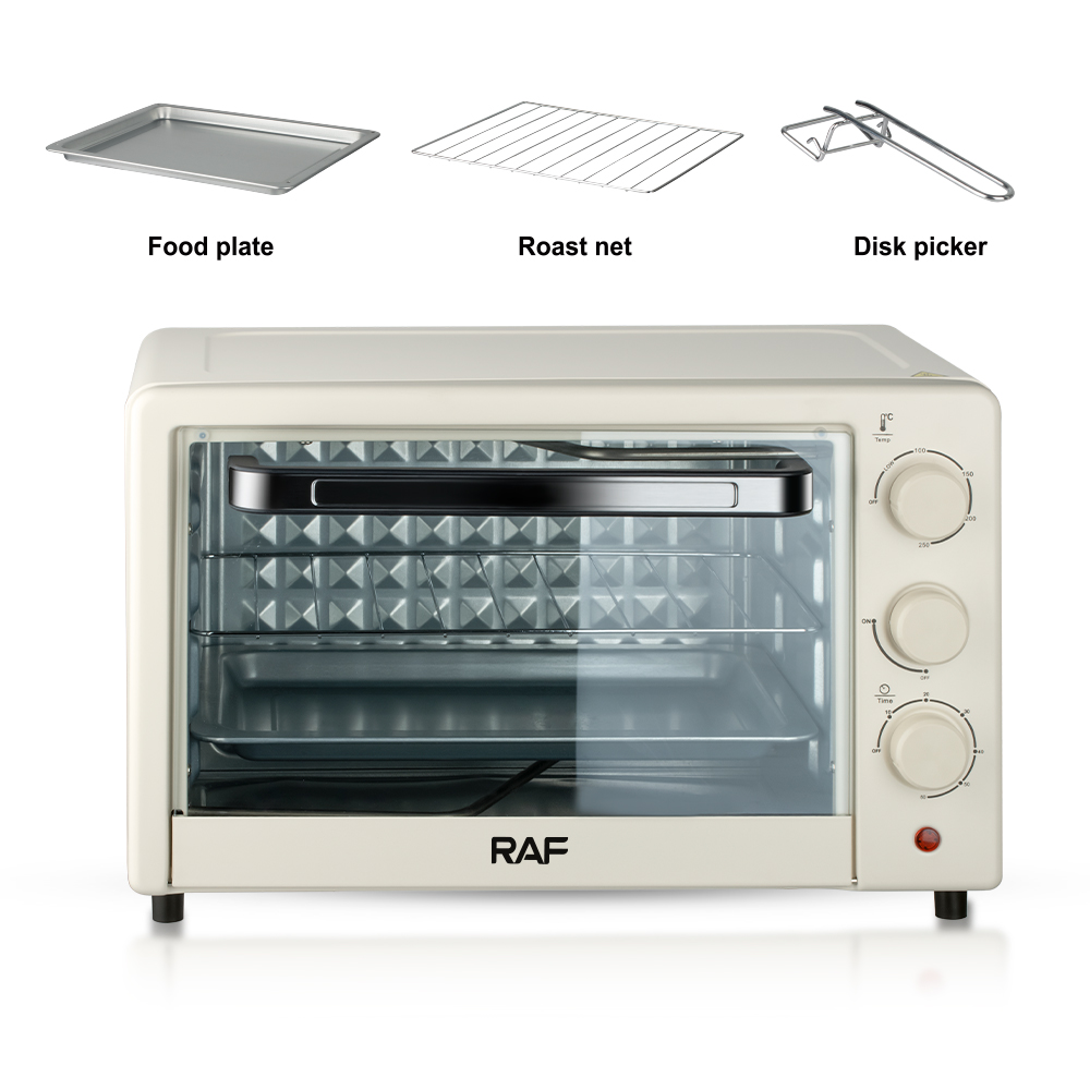 RAF electric oven, European standard multi-functional household large-capacity fully automatic intelligent oven, fryer, visible baking, 24L pic 8