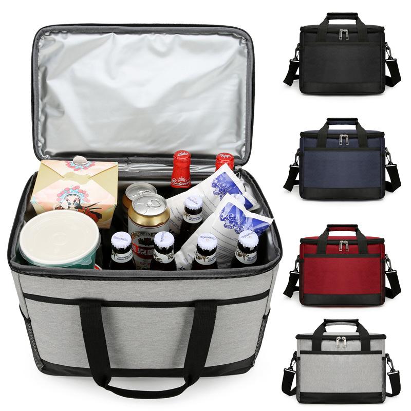 Thermal Bag Thiened Outdoor Thermal Ice Pa Ice Pa Picnic Bag rge Capacity Lunch Bag Lunch Box Frog Mouth Handbag