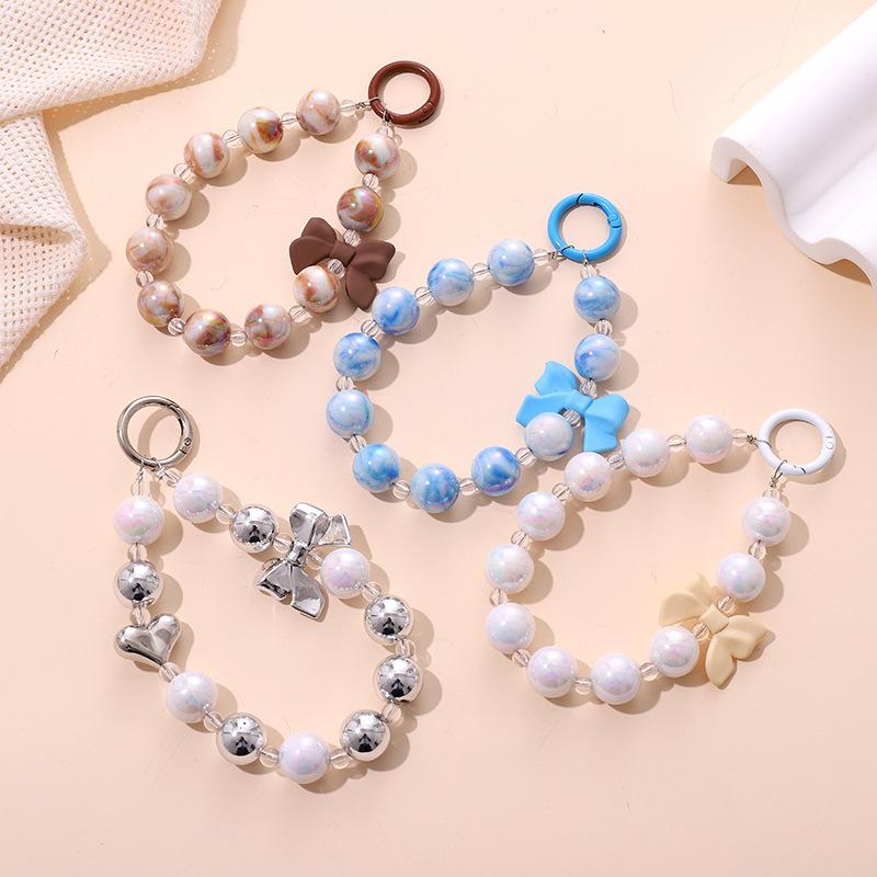 Tiktok Same Beaded Mobile Phone Charm Phone Case Accessories Live Streaming Hot Sale Mobile Phone Charm Pieces Suitcase Ornaments Pendant Gifts