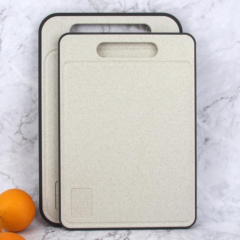 Home Chopping Board Wheat Straw Cutting Board Kitchen Chopping Board Fruit and Vegetable Cutting Board Baby Complementary Food Chopping Board Gift