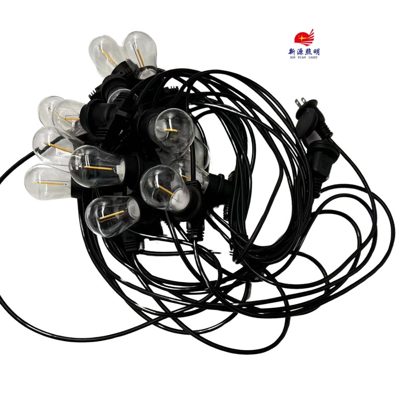 Outdoor LED light string, camping atmosphere light string, Christmas outdoor courtyard festival decoration light string, waterproof decoration Item Picture