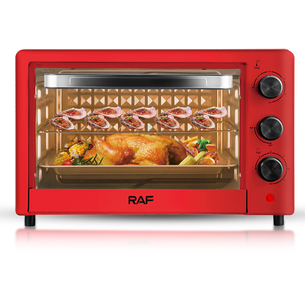 RAF electric oven, European standard multi-functional household large-capacity fully automatic intelligent oven, fryer, visible baking, 24L pic 6
