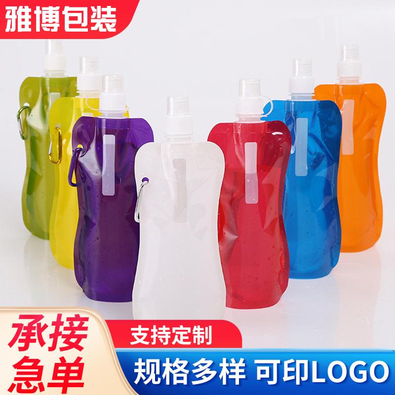 outdoor large capacity portable folding water storage bag with hook travel sports water plastic water bag camping water bag water bag