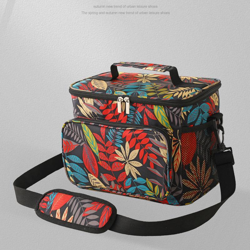 cross-border in stock hand carry heat preservation bag 10l thick oxford cloth lunch bag heat and cold insulation outdoor camping picnic bag