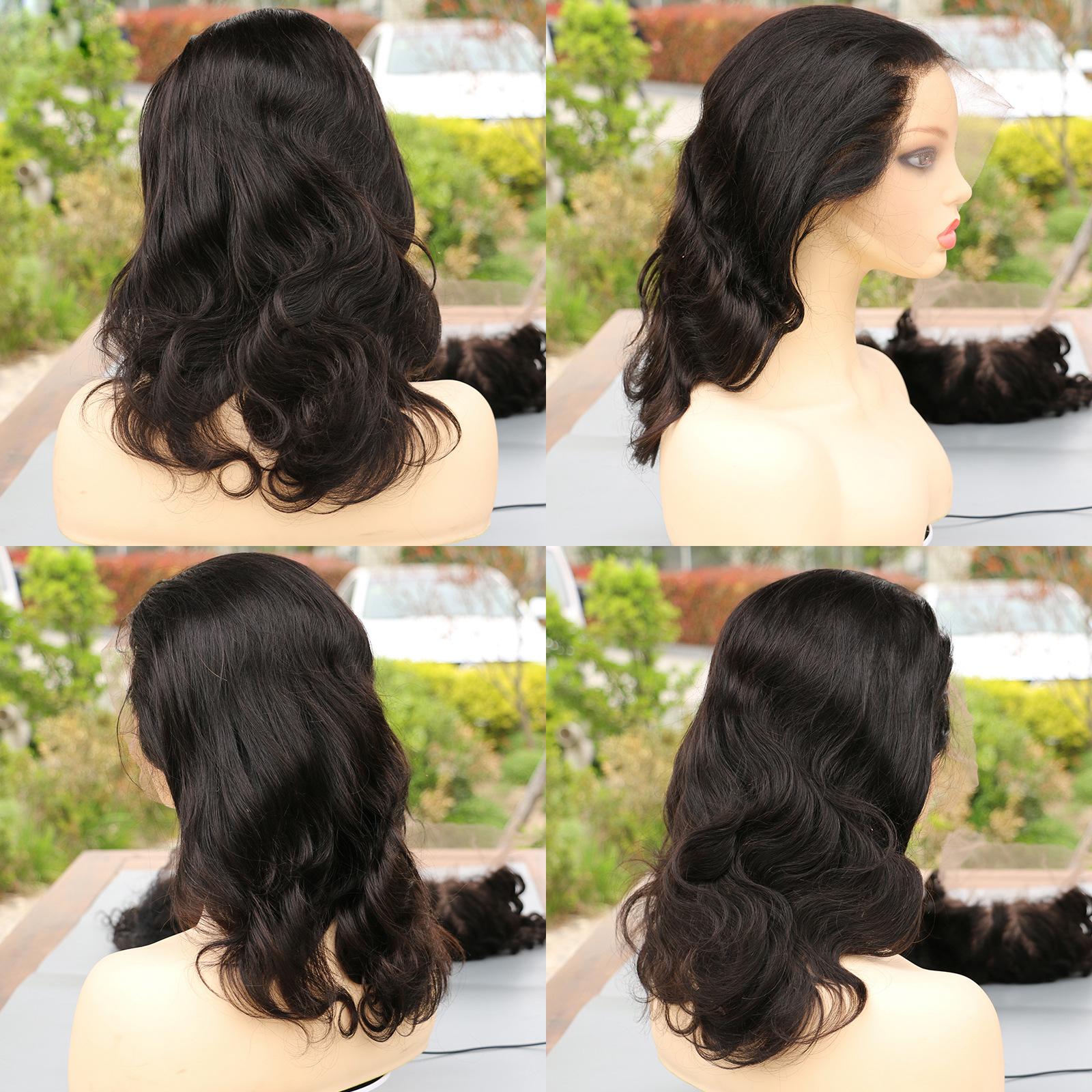 human hair lace hood hd korean hand-woven body full lace human hair