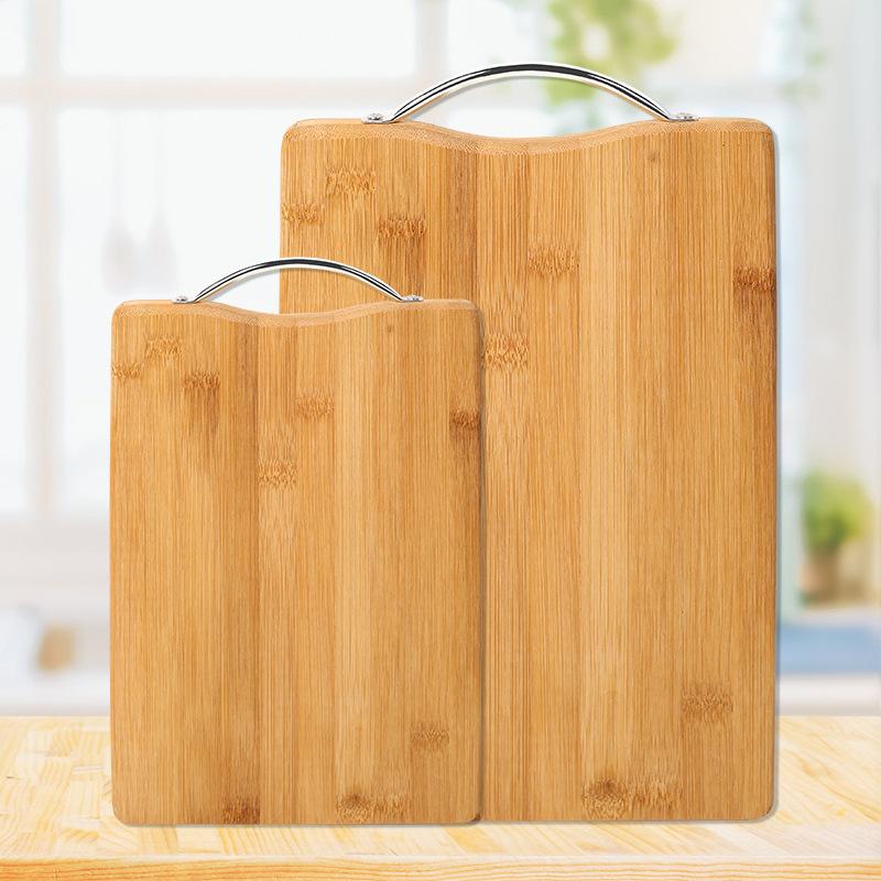 alishan household bamboo cutting board solid wood chopping board wholesale bamboo double-sided cutting board large rolling pin cutting fruit