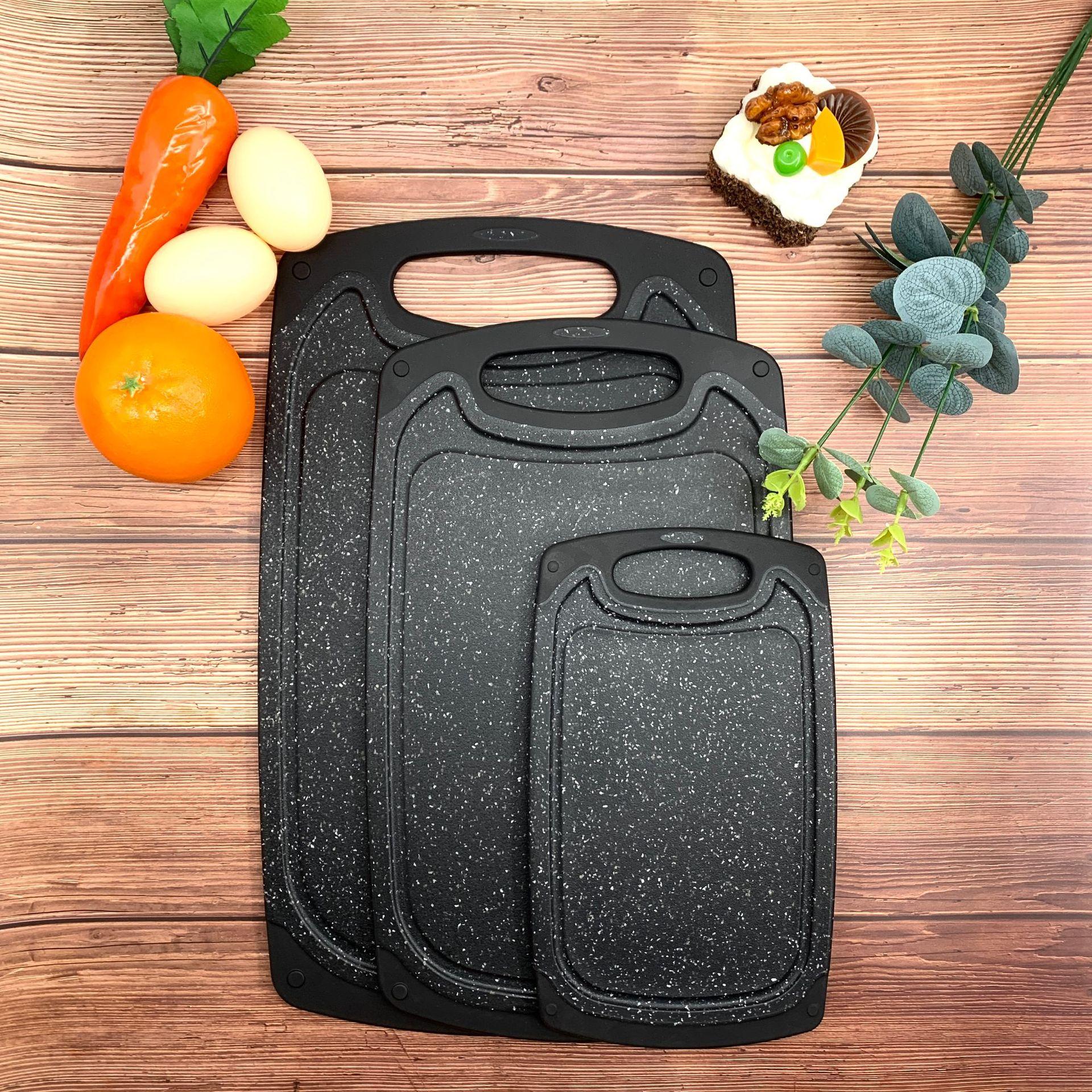 internet celebrity black and white menu pad hanging plastic chopping board suit color dot kitchen home chopping board fruit tray chopping board