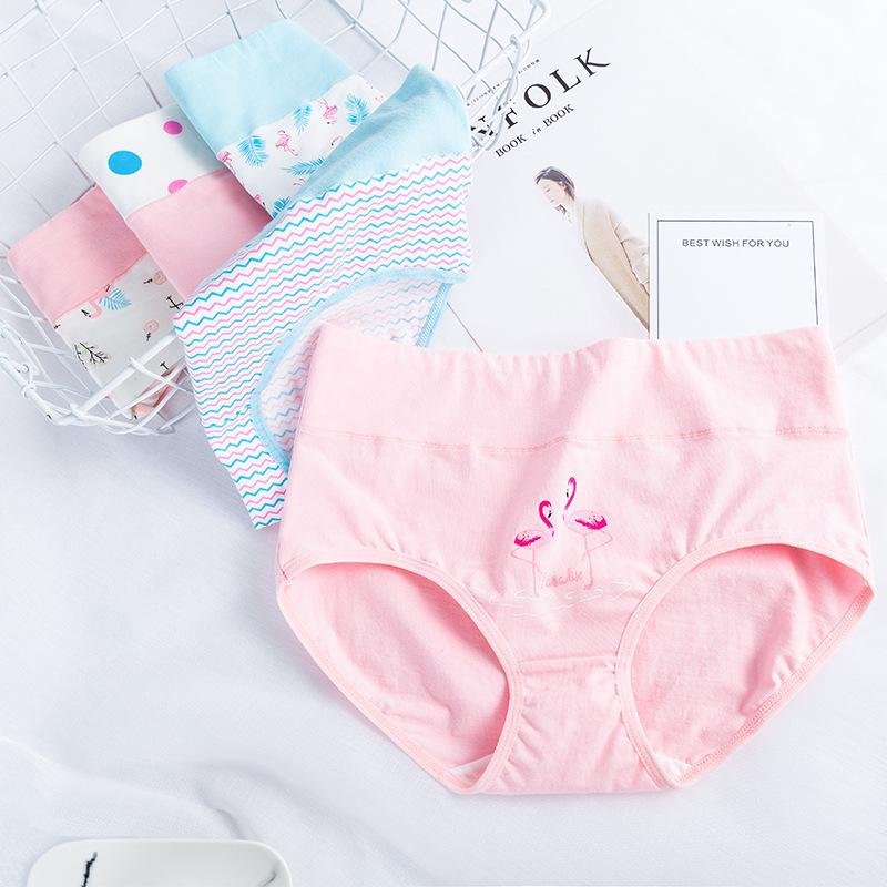 High Waist Shaping Underwear for Women plus Size Plump Girls Summer Thin Panties Women