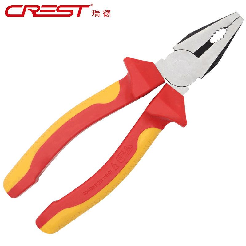 Wire Cutter Electrical Hardware Insulating Plier 6-Inch 8-Inch Industrial Grade Pliers Flat Mouth Pinch Vice