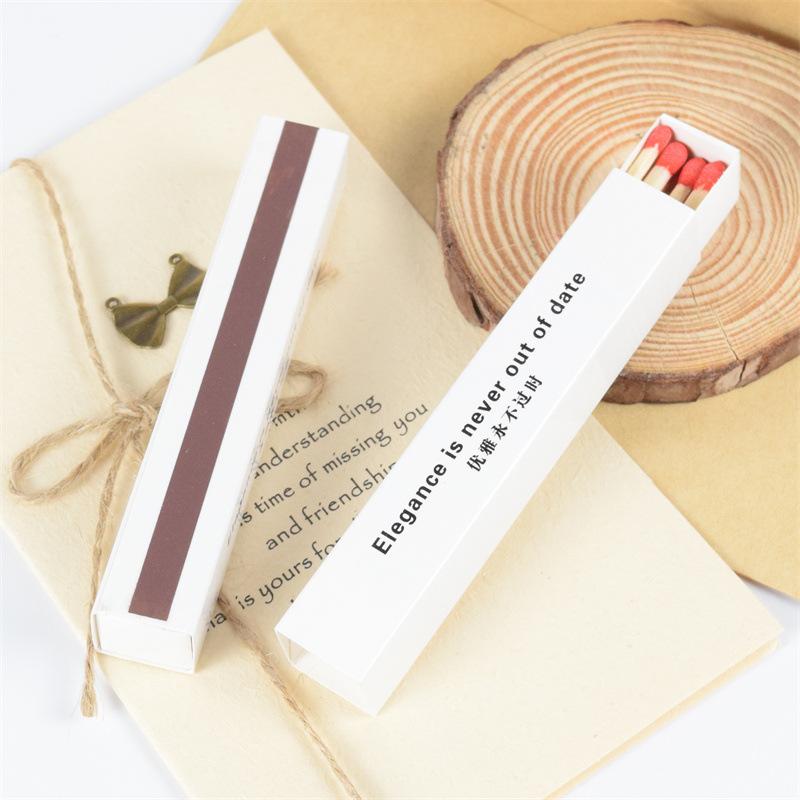 aromatherapy candle special lengthened matches 12 pcs puppet boxed color head cigar igniter aromatherapy baking matches