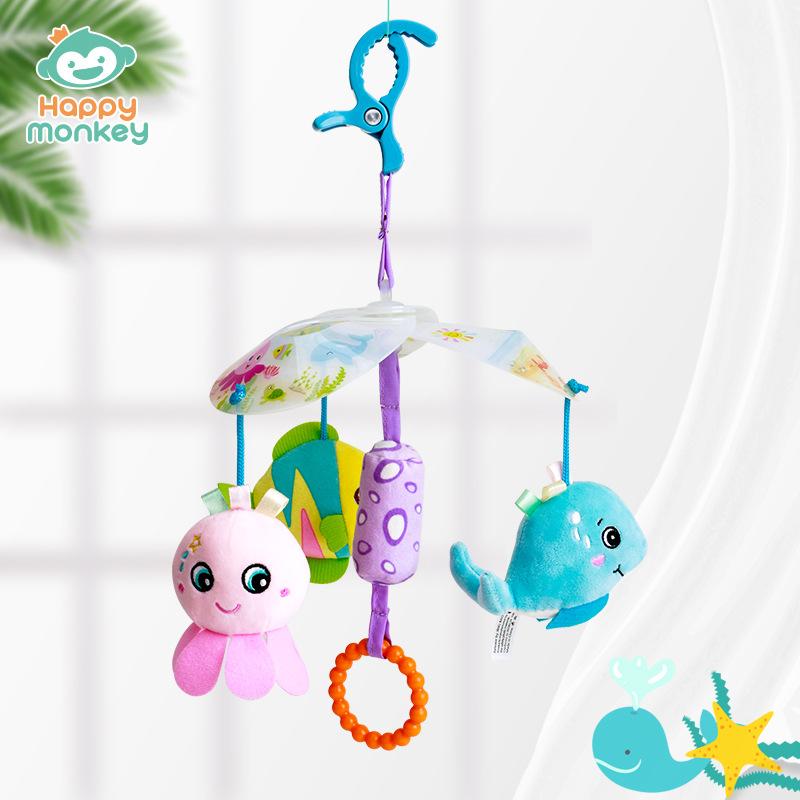 baby toy rattle bed bell rotatable baby stroller pendant comfort toy cross-border