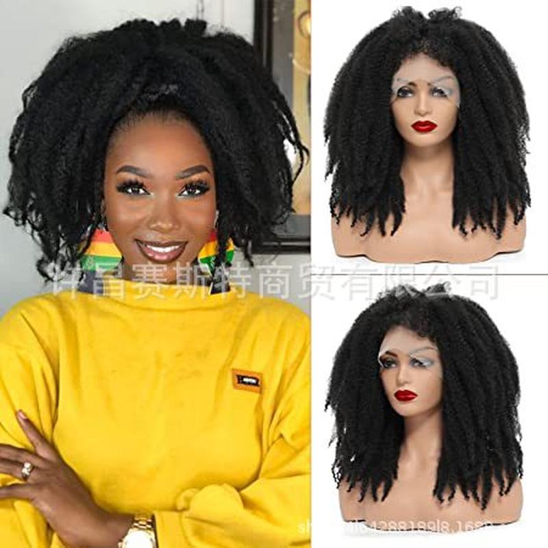 african afro wig afro kinky curly wigs caterpillar former lace head cap