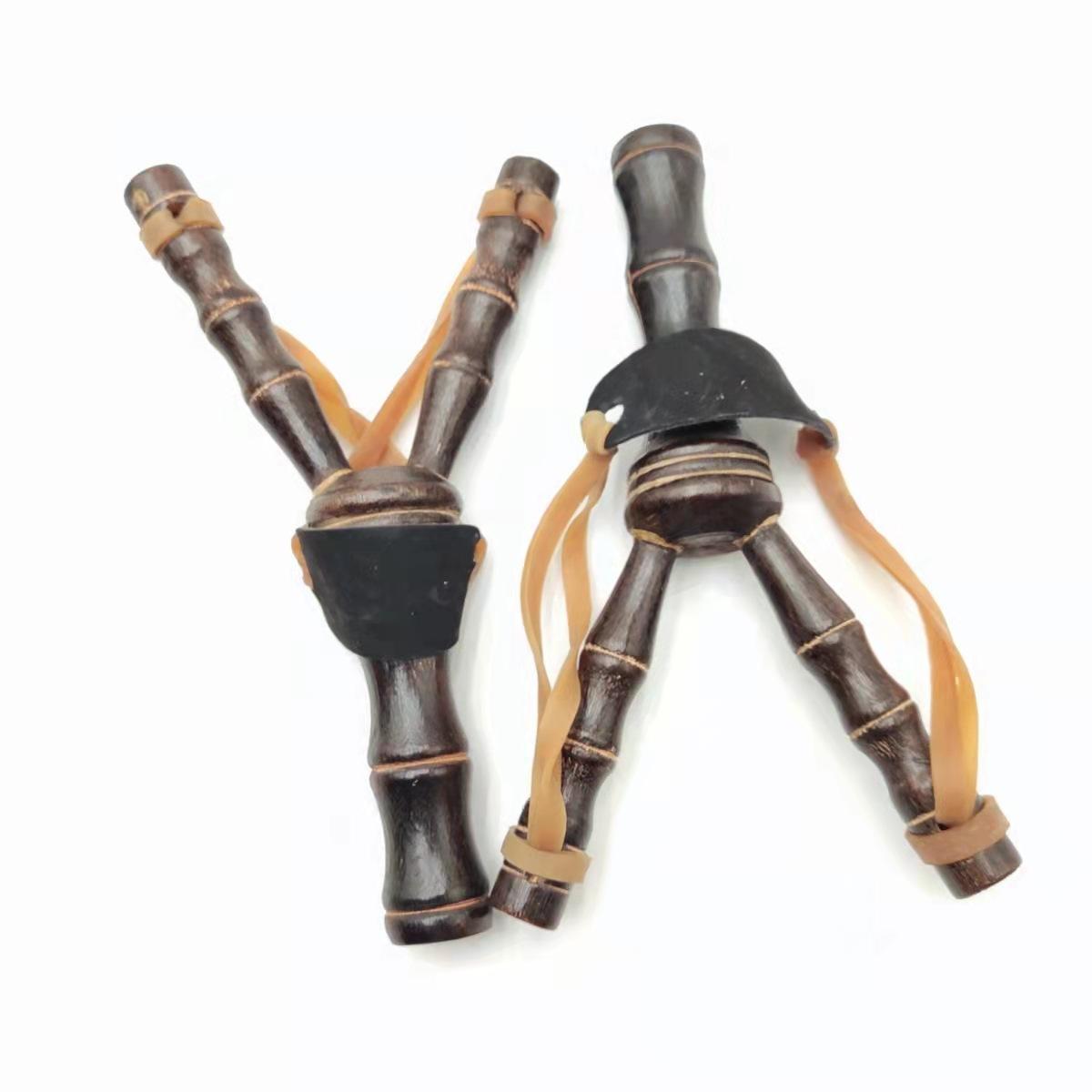 Bamboo Slingshot Bamboo Wood Crafts Outdoor Shooting Toys Tourism Crafts Scenic Spot Hot Selling Wooden Bow Factory Direct Sales