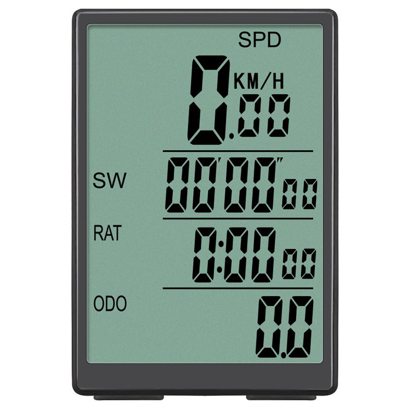 SD-590C bicycle wireless speedometer with large backlit screen in both Chinese and English, waterproof mountain bike speedometer, odometer and speedometer pic 19
