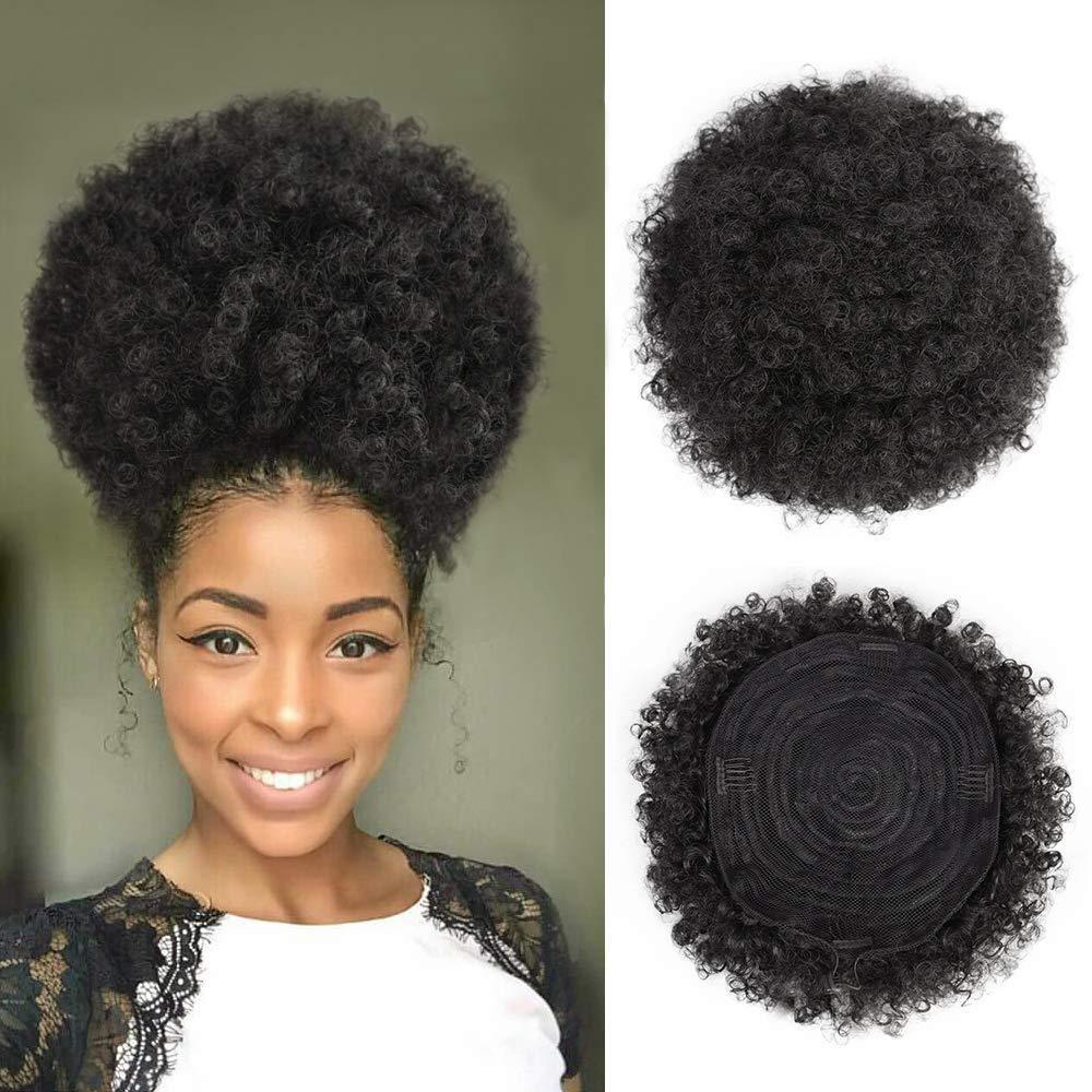 african wig hair buds european and american afro fluffy curl caterpillar bun hair bag wig fluffy curl afro