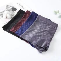 men's boxer briefs ice silk mesh breathable comfortable high elastic thin panties men's boxer briefs