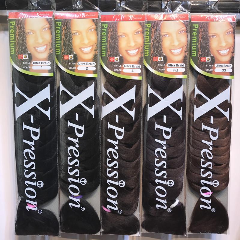xpression color big braid wig chemical fiber big braid african black dreadlocks wig