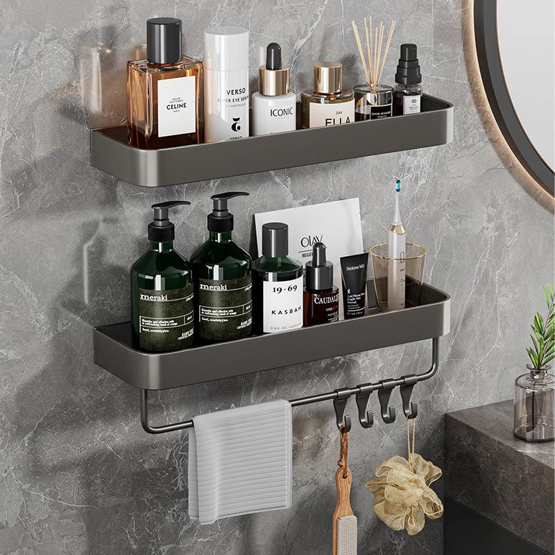 bathroom bathroom shelf wall-mounted washstand punch-free bathroom wall-mounted toilet storage