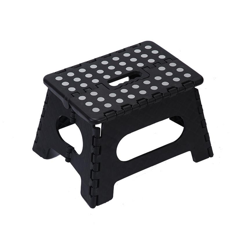 household small dot plastic folding stool portable outdoor rest fishing stool non-slip ottoman