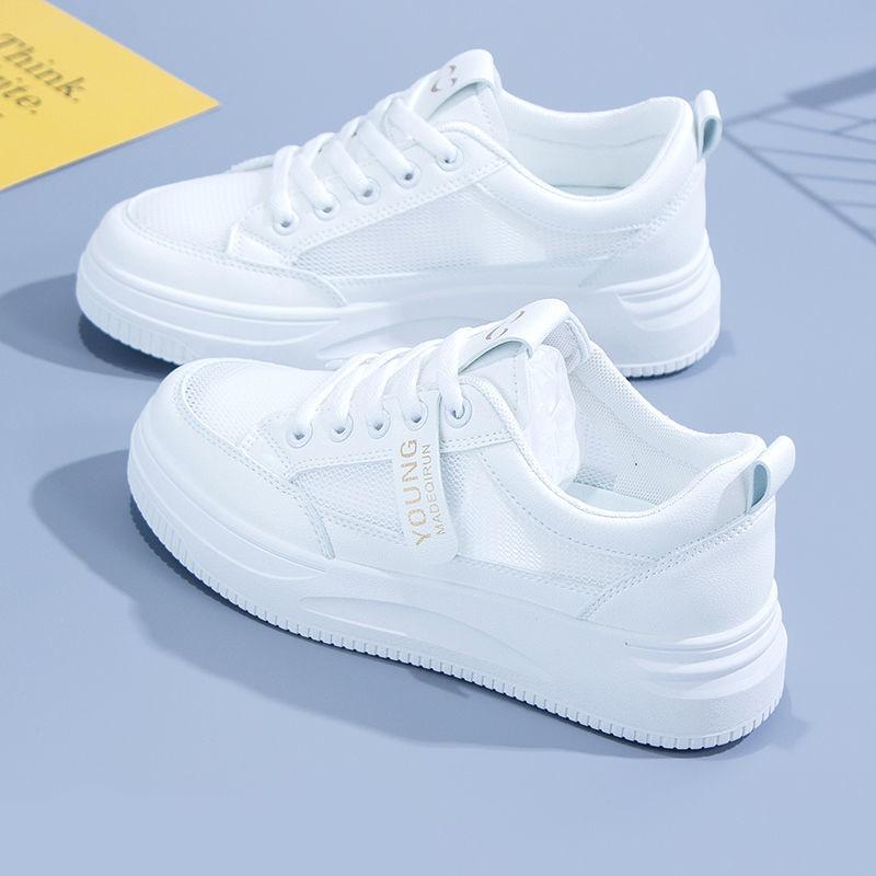 women's white shoes 2023 new running shoes ins fashionable ladies shoes korean style casual sneakers for female students fashion sneakers