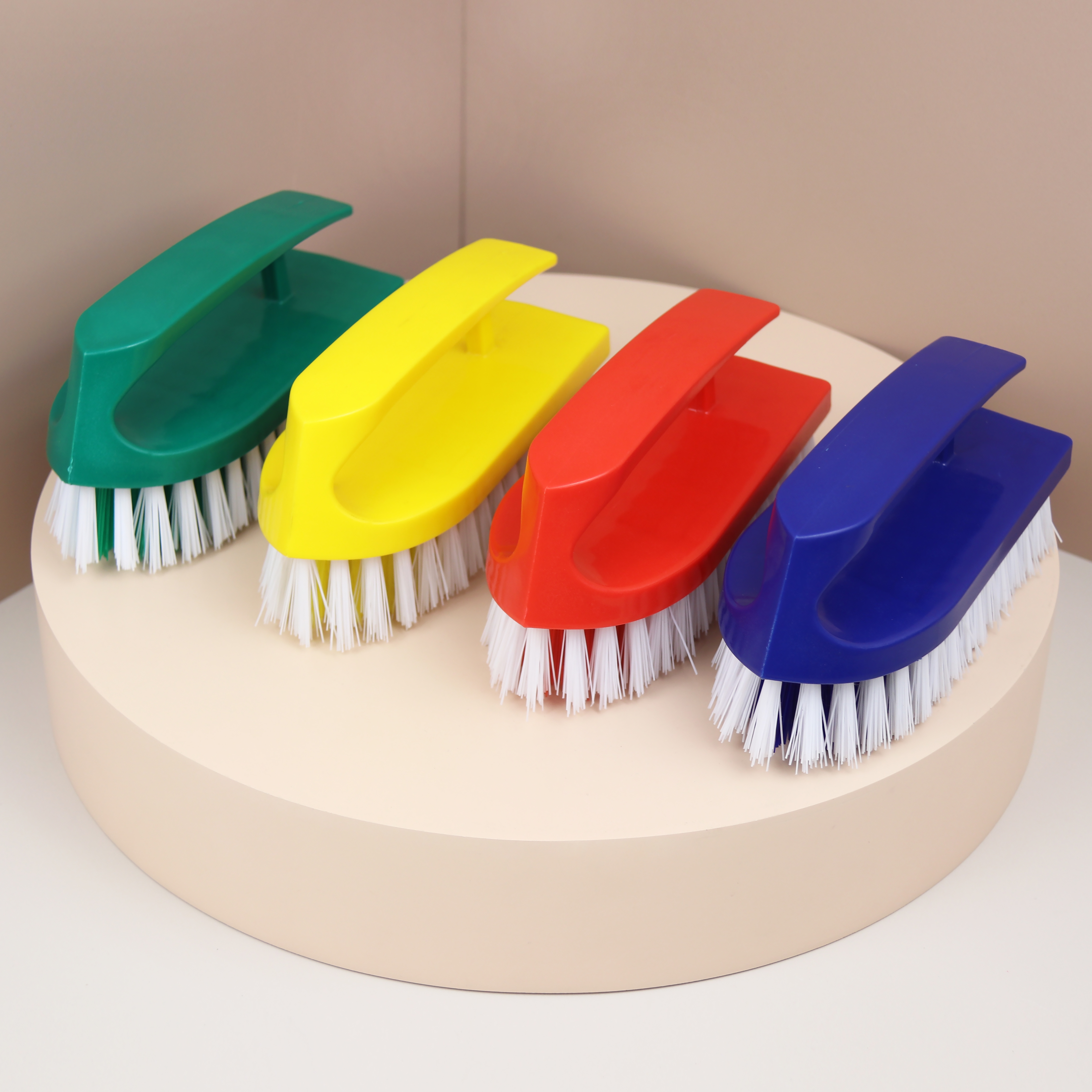 JY8005 Household Cleaning Brushes Clothes Shoes Scrub Brush for Countertops Bathtubs Strong Stiff Bristles Laundry Brush