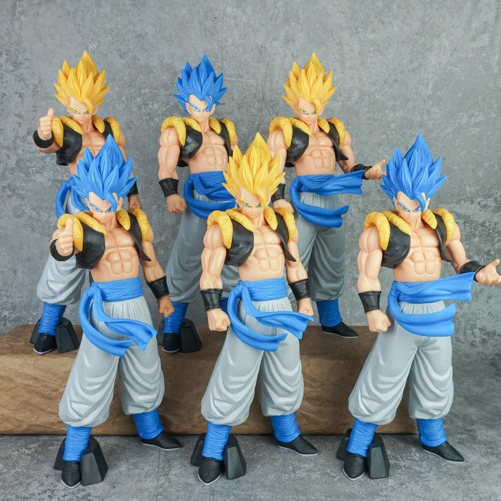 dragon ball gogeta hand-made model toy ros vegeta sun wukong doll anime case decoration gifts
