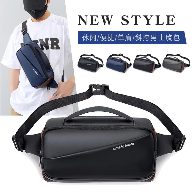motorcycle bag waist bag men's chest bag men's crossbody men's messenger bag multi-purpose package casual bag