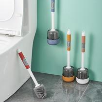 silicone toilet brush toilet brush no dead angle wash fabulous toilet accessories brush type wall-mounted household toilet cleaning suit