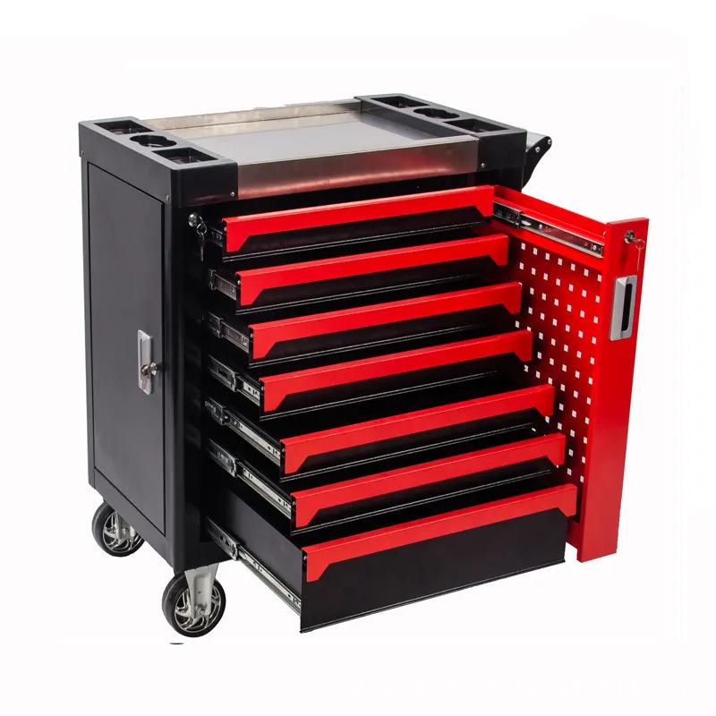 hardware tool car auto repair auto maintenance machine repair storage tool cabinet 7 pumping tool car can match tool set