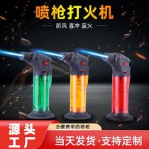 moxibustion windproof lighter cigar moxa stick outdoor barbecue baking spray gun gas lighters windproof igniter