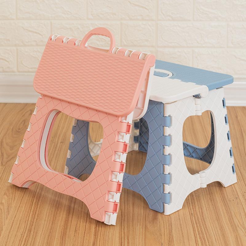 folding stool plastic thickened small bench children adult outdoor portable folding chair small chair stall stool