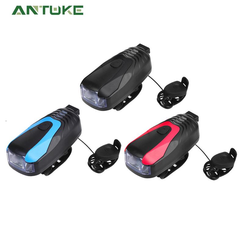 bicycle light riding horn light electric bell riding high night riding usb mountain bike strong light headlight outdoor light