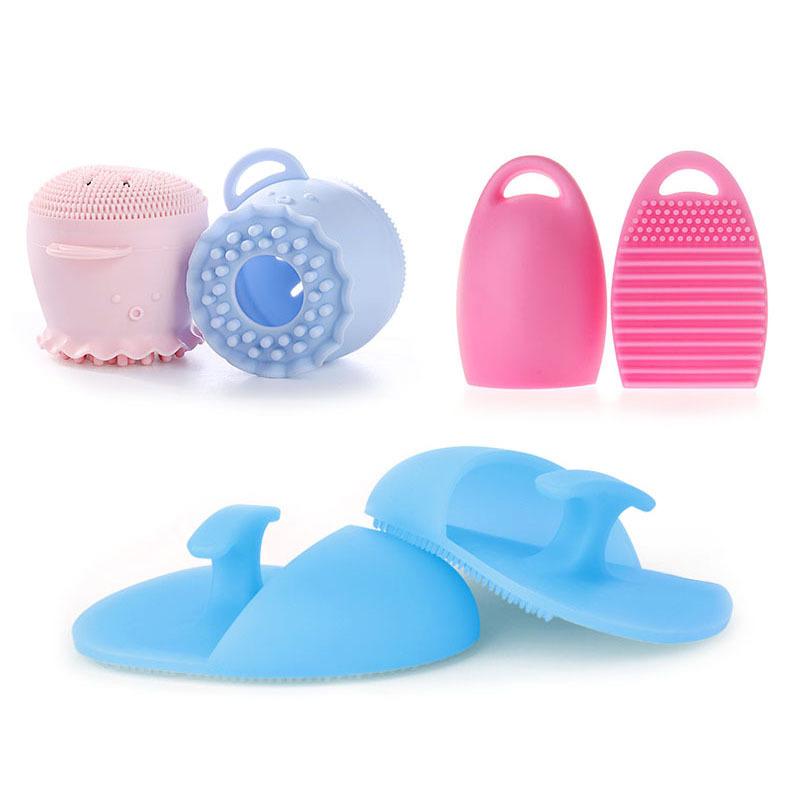 Silicone Makeup Brush Makeup Brush Wholesale Soft Hair Facial Brush Pore Cleaning Brush Puff Brush Cleaning Egg Facial Treatment Brush Customization