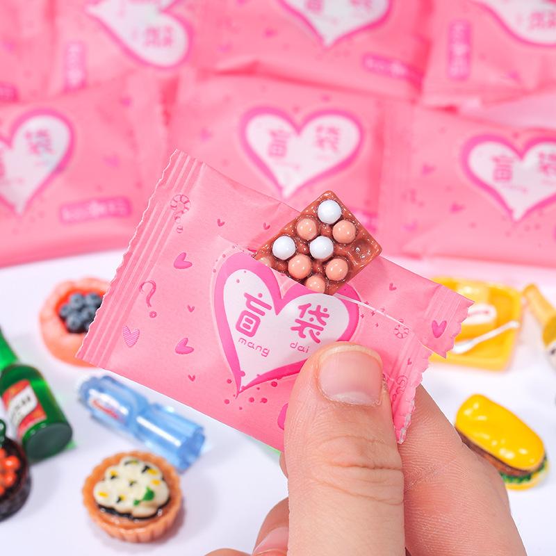 internet celebrity blind bag miniature candy toy mini model toy simulation supermarket snack drinks wine bottle ornament small ornaments Application Scenario