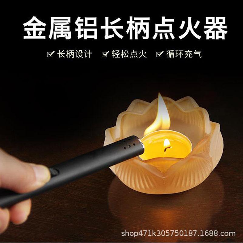 outdoor barbecue aromatherapy candle gas stove metal bbq inflatable lighter open fire igniter burning torch stick