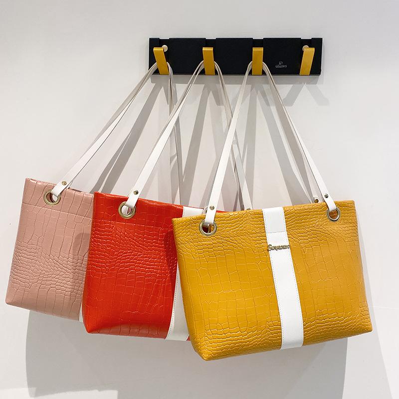 Crocodile Pattern Tote Bag 2022 Bags Wholesale Big Handbags Large Capacity Mummy Bag Shopping Bag Handbag