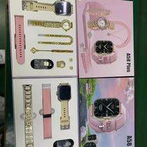 Tiktok Cross-Border A58 plus Smart Watch Women's Jewelry Diamond Set 8-in-1 Bluetooth Sports Watch