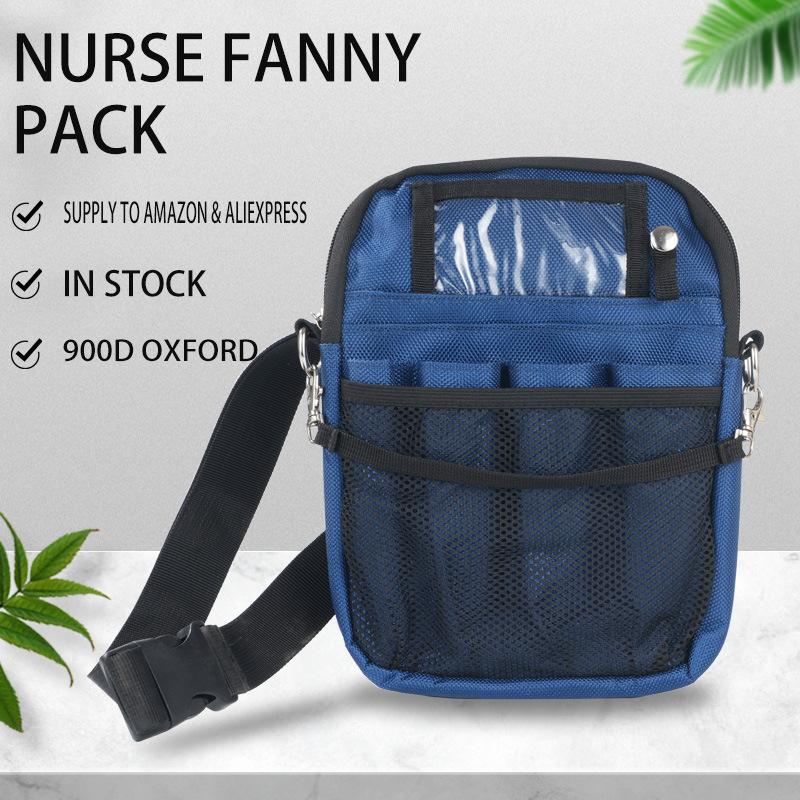 In Stock Nurse Tool Storage Bag Cross-Border Shockproof Storage Nurses' Waist Bag Multifunctional Nurse Kit Wholesale