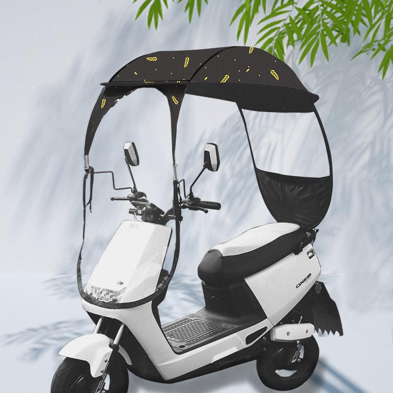 factory wholesale electric bike canopy peng new thickened vinyl sun protective windshield motorcycle awning electric bike shed