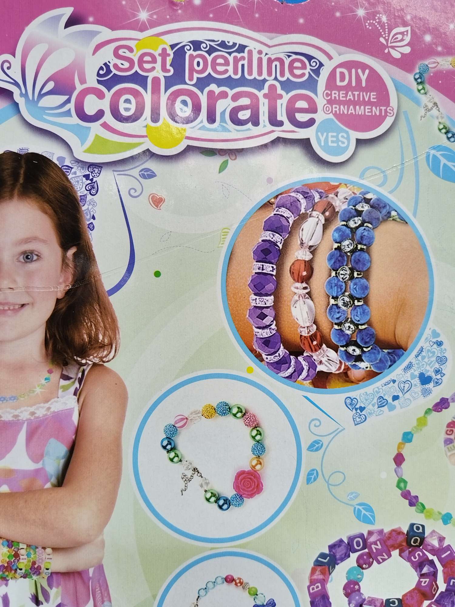 Children's educational and educational toys, early education and enlightenment toys, DIY accessory toys, girls' string beaded decorations, other educational toys, suitable for babies over 6 years old Application Scenario