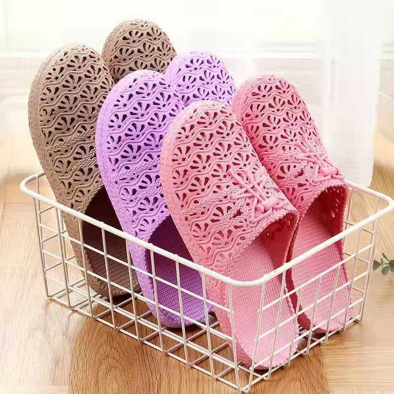 Factory Summer New Ladies' Sandals Non-Slip Hole Shoes Soft Bottom Closed Toe Fashion Ladies Summer Slippers lady slipper