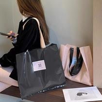 high-end clothing store thickened plastic tote bag wholesale women's clothes clothes gift packing bag printable logo