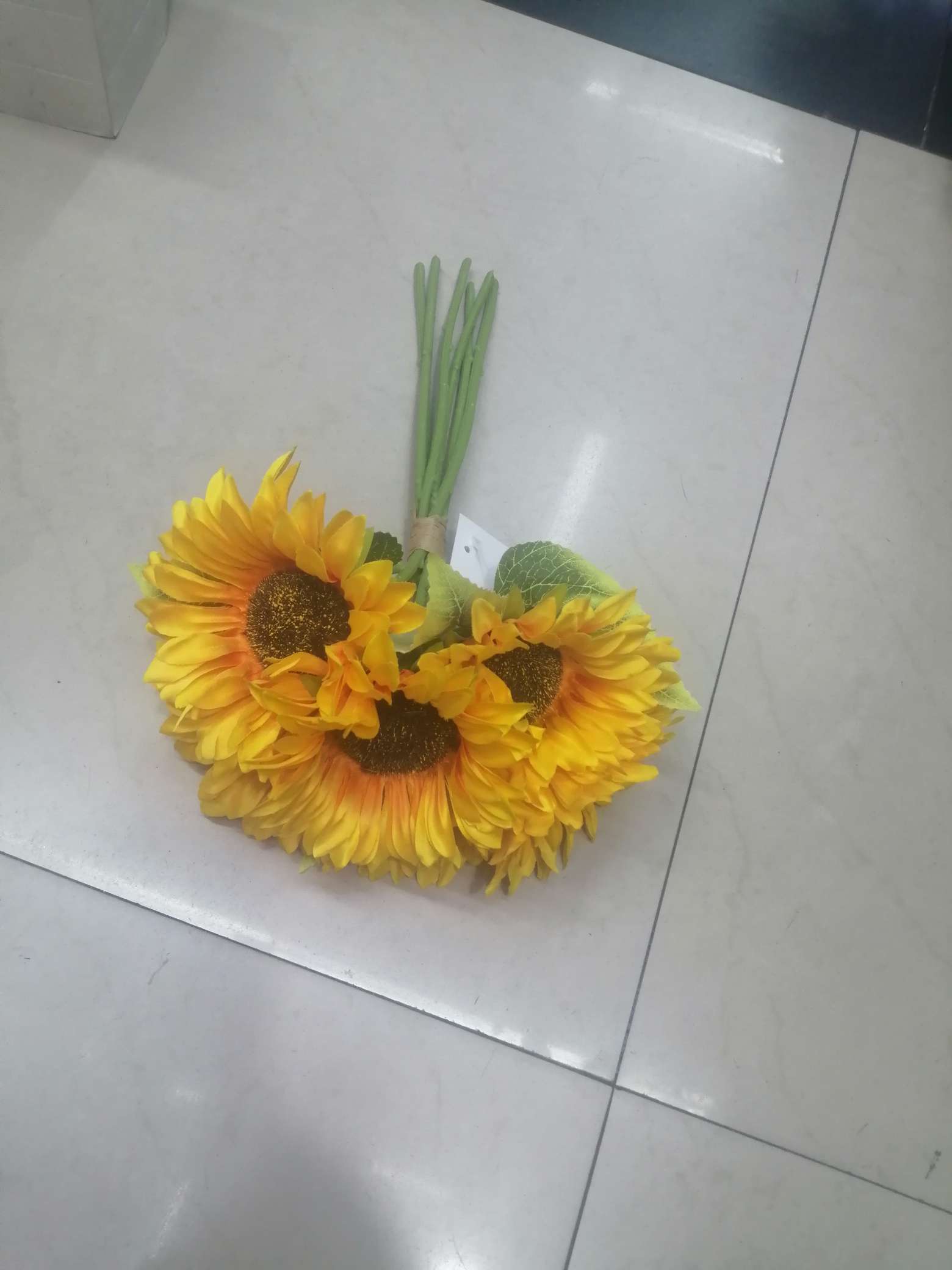 仿真花塑料摆件工艺品假花小把花太阳花年宵花