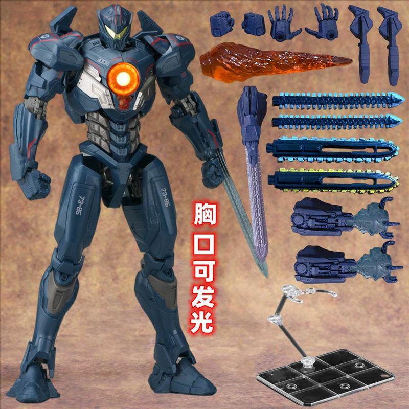 pacific rim 2 gipsy avenger children's day gift movable luminous robot hand-made mecha model toy