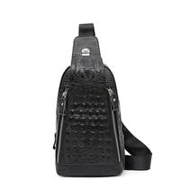 Quality Men's Bag New Pu Sling Bag Men's Shoulder Messenger Bag Casual Chest Bag Fashion Waist Bag Men's One Piece Dropshipping
