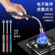 gas stove special pulse igniter kitchen gas stove lighter electronic windproof long handle aromatherapy burning torch