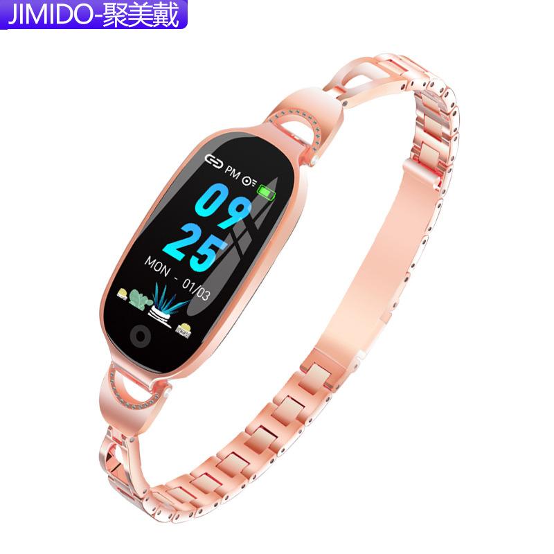 cross-border f18 smart bracelet female watch intimate female physiological period bluetooth gps track watch huaqiang north