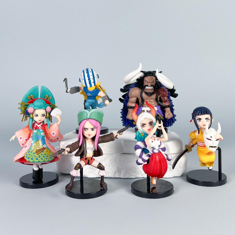 One Piece Anime Garage Kits and the Country of the World Beast Kaiduo Big and Little Purple Doll Ornaments Model Toy Wholesale Cross-Border