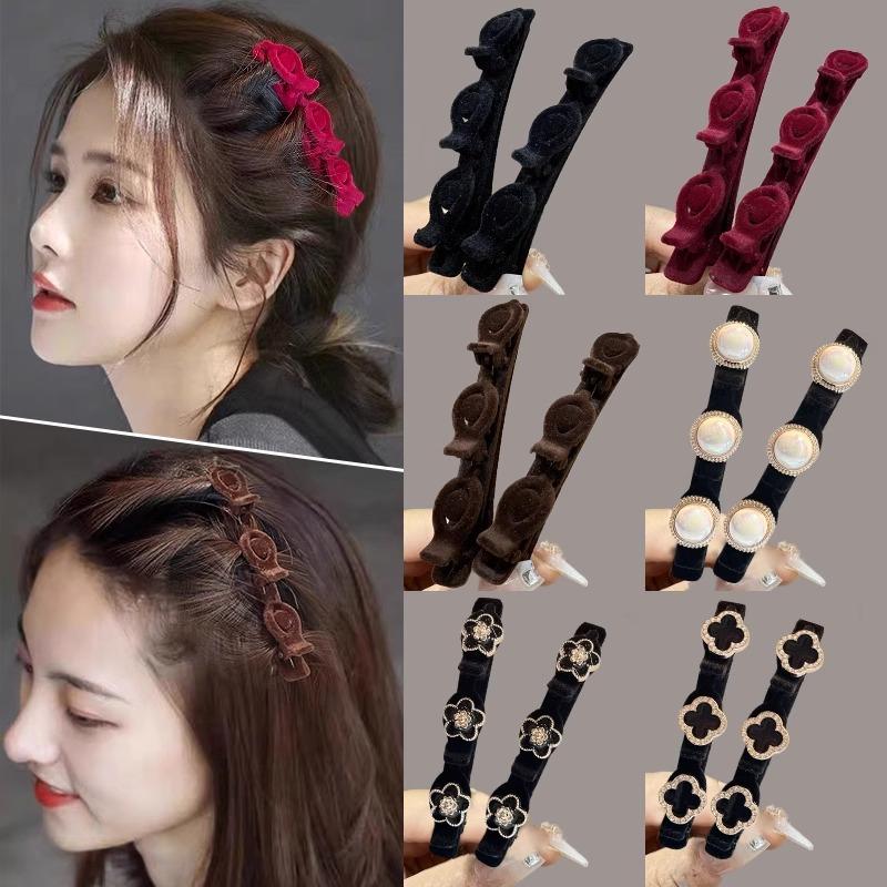 lazy male editor-in-chief barrettes female forehead side clip bang clip broken hair organize fantastic duckbill clip hair clip headdress